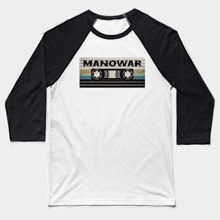 Manowar Mix Tape Baseball T-Shirt